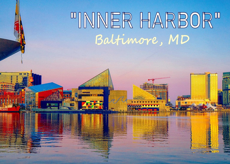 "Inner Harbor Baltimore" Photography Art | Inspired Imagez 