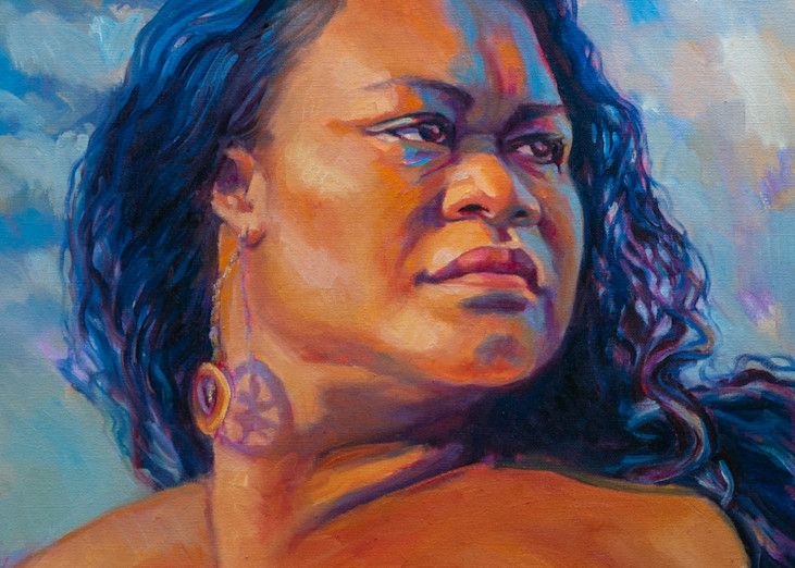 Isa Maria Art Magic - oil paintings and prints of Hawaii goddesses and mermaids - Dignity