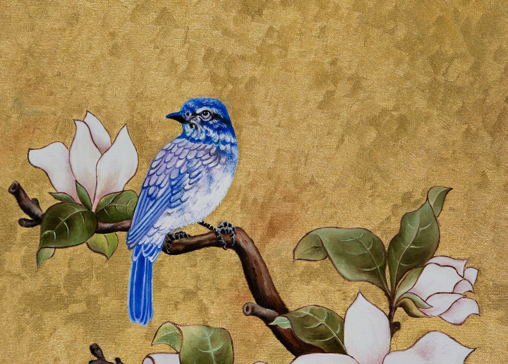 Bluebird Of Happiness   Landed:  Prints Art | Mercedes Fine Art