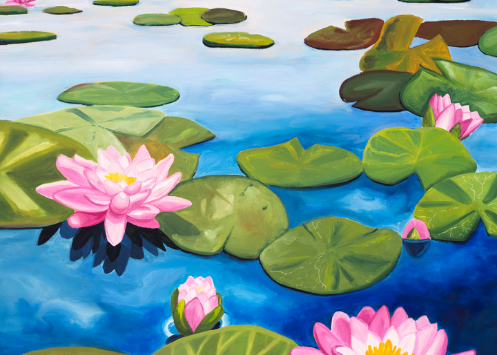 Transcendence Water Lily Art for Sale