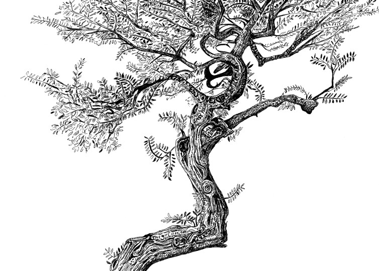 Dancing Tree Art | lisaloudinink