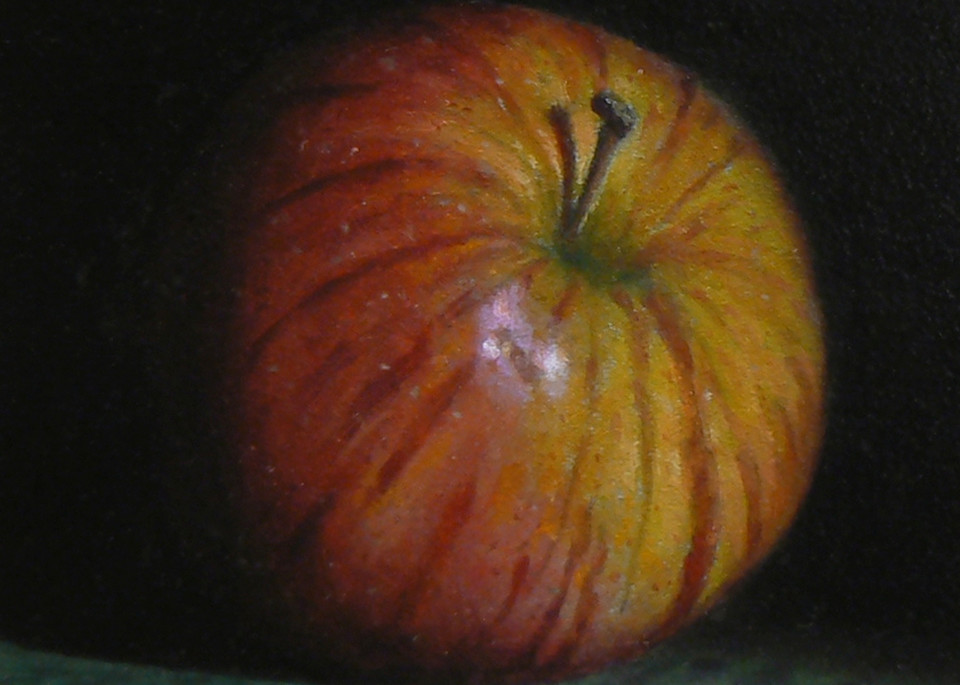 Red Apple No. 6 Art | Jeff Hayes Fine Arts