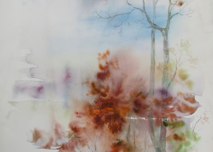 When Fall Is Brown Art | Vesna Longton Art