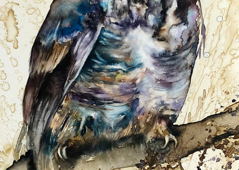 Great Horned Owl Art | Christy! Studios