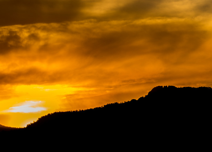 Horsetooth Rock Fort Collins at Sunset