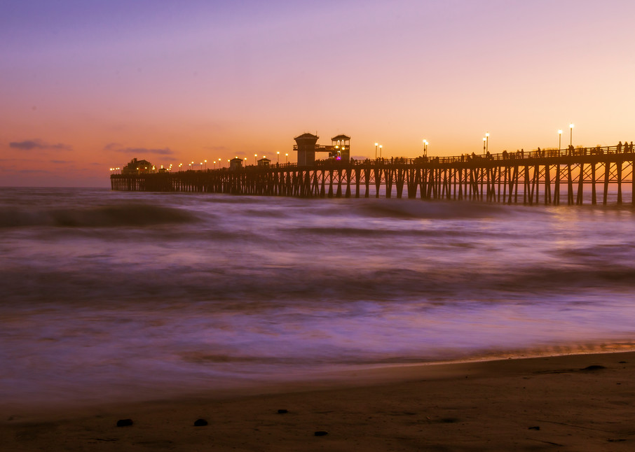Dreamy Oceanside Sunset Photography Art | Kermit Carlyle Photography 