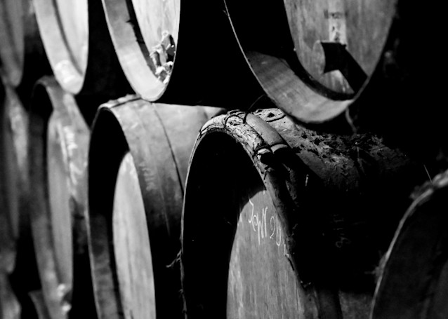 Wine Barrels, B&W Photography Art | Steve Rotholz Photography