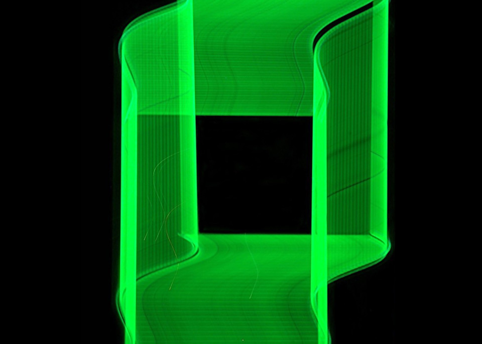 Green Neon Light Painting Photography Art | David Louis Klein