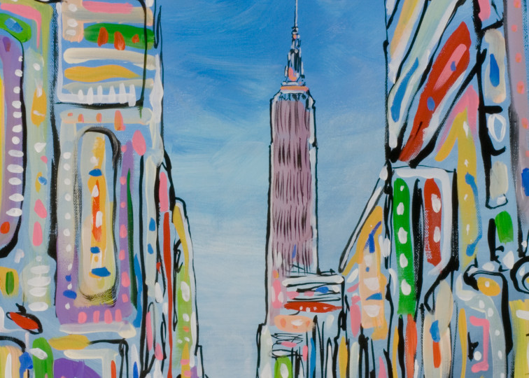 Empire State Building Art | Sandy Garnett Studio