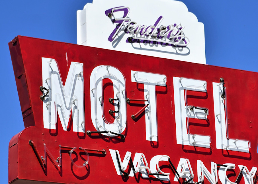Fender's Motel Needles Ca Route 66 Photography Art | California to Chicago 