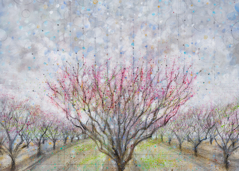 Ascension Of The Peach Orchard; Spring Art | Freiman Stoltzfus Gallery