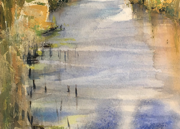River In The Reeds Ii Art | susanclare