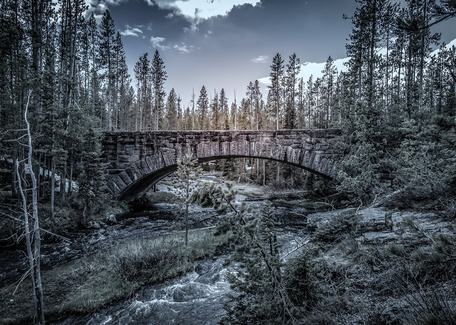 Stone Bridge Over Crawfish Creek Photography Art | Connie Villa Photography