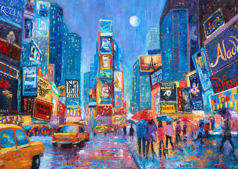Lovers In Times Square Viii Copy Art | Pamela Ramey Tatum Fine Art
