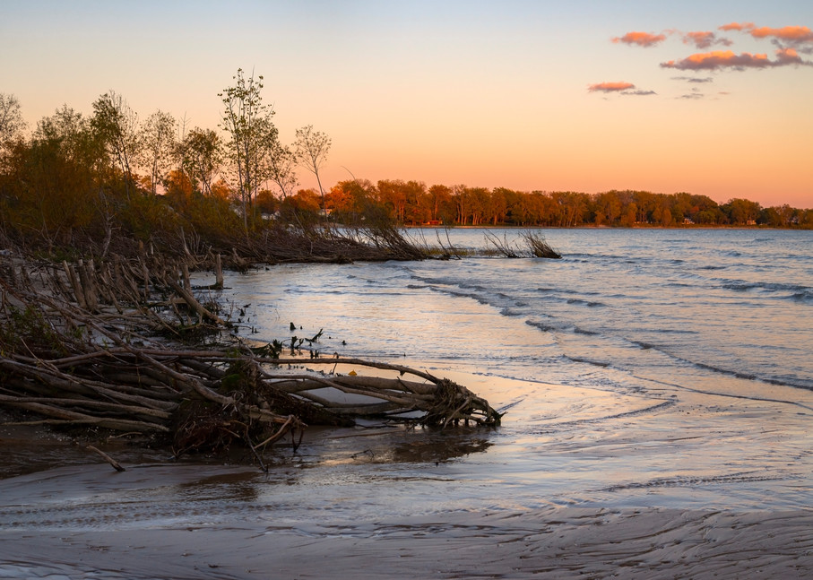 Sunset At Lake Erie Photography Art | Elizabeth Stanton Photography