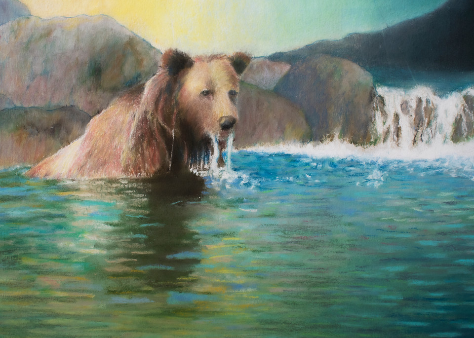 The Bear Takes A Dip #2 Art | John Davis Held, LLC