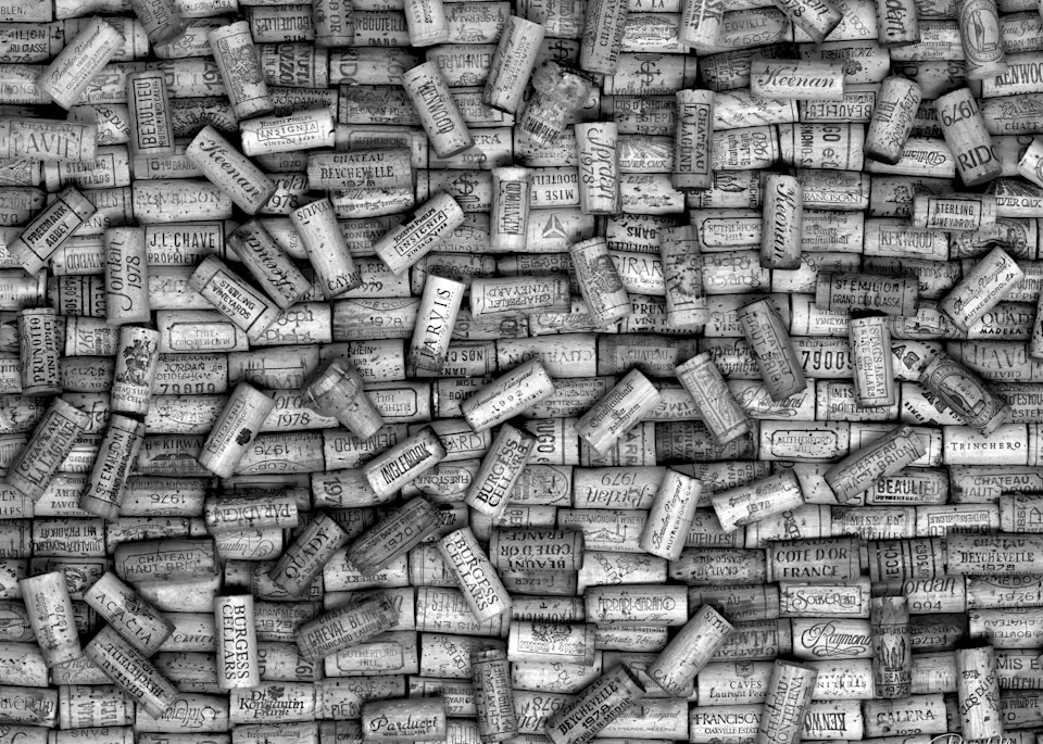 Corks Black And White Photography Art | Robert Williams Photography