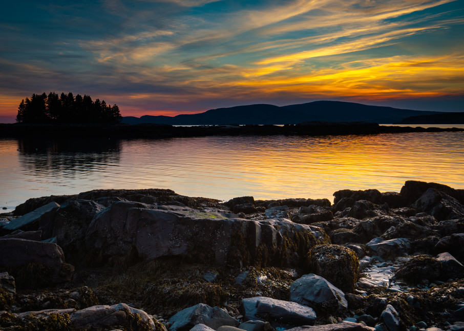 Grindstone Neck Sunset Photography Art | Monteux Gallery