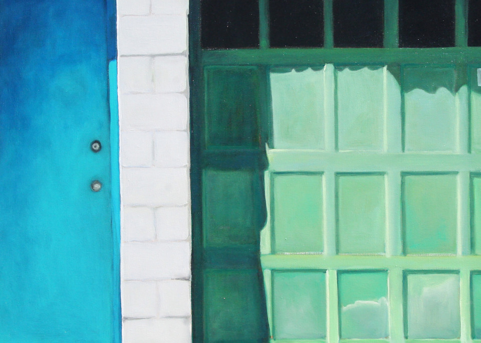 Turquoise + Green Art | Courtney Miller Bellairs Artist