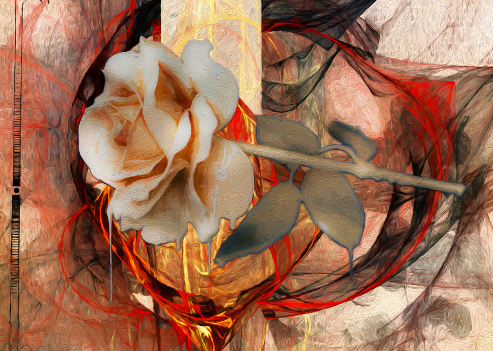 Bleeding Rose Art | R.j.Ricci Art