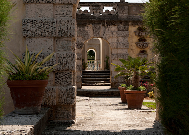 Archway at Vizcaya Garden