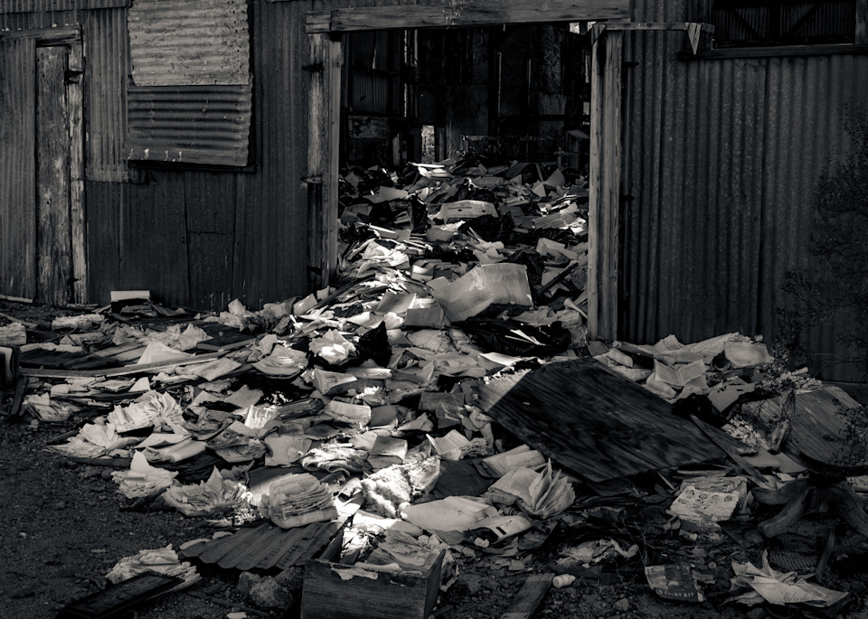 Abandoned Mine Warehouse Randsburg Art | Dan Katz Photography