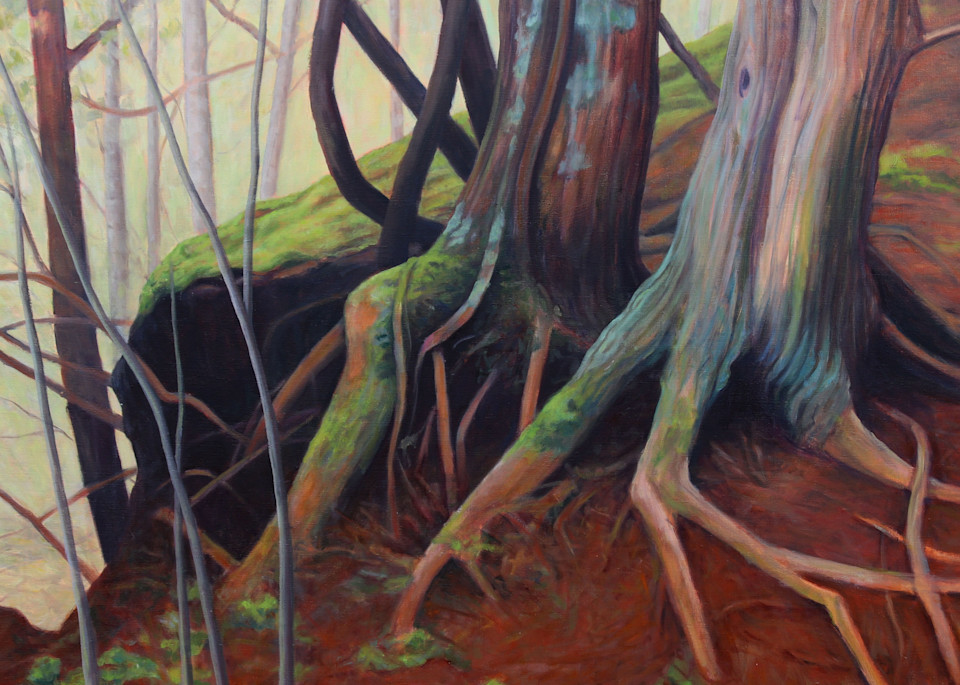 Tree Roots On The Hill Art | Lidfors Art Studio