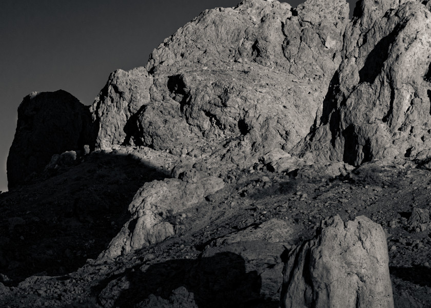 Moonrise Trona Pinnacles Art | Dan Katz Photography