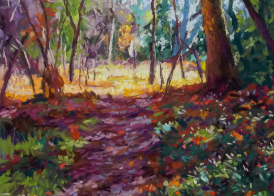 Autumn Pathway Art | Waif Mullins Art
