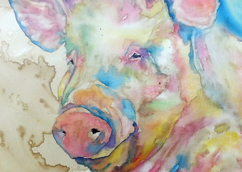 Square Pig Art | Christy! Studios