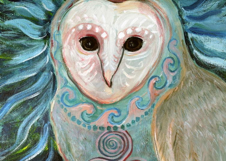 Magical Barn Owl Fine Art Print 