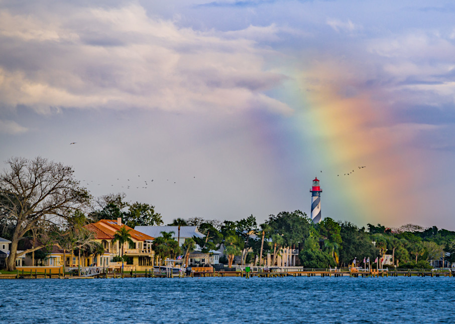 Rainbow Lighthouse Photography Art | kramkranphoto