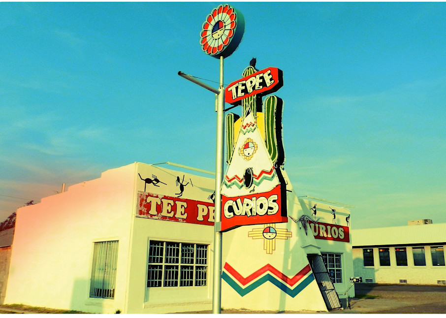 Teepees Sunset Tucumcari Nm Rt 66 Photography Art | California to Chicago 