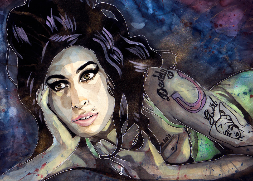 Amy Winehouse Lf Art | William K. Stidham - heART Art