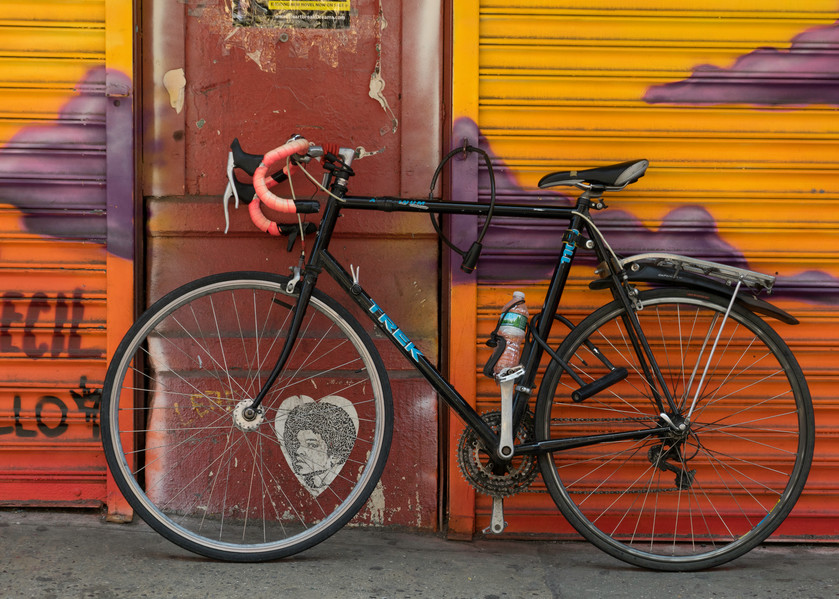 Colorful bike NYC