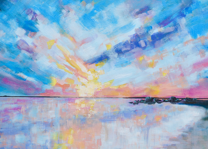 Giclee Print Sullivan's Island Sunset