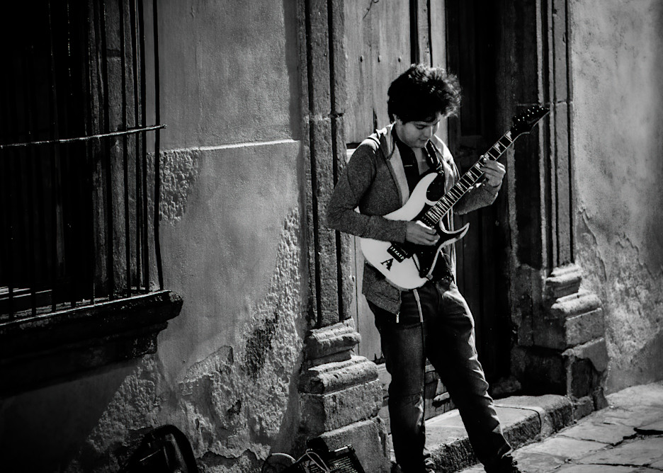 Guitar Man Photography Art | Lance Haynes