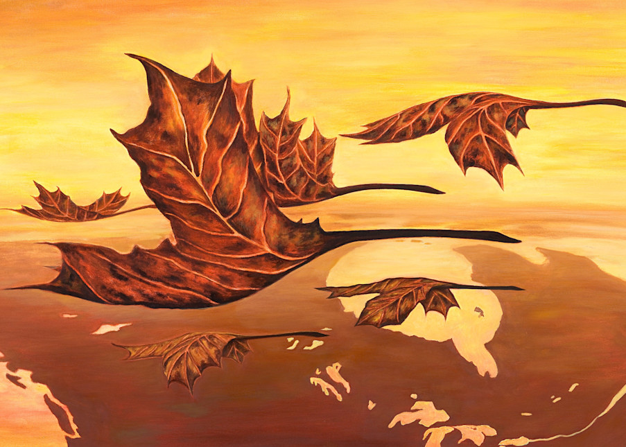 Original Maple Geese Concept Over Canada Art | Aaron W. Smith
