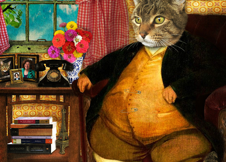 Nancy S Fat Cat The Razzoo Art | artdetrois