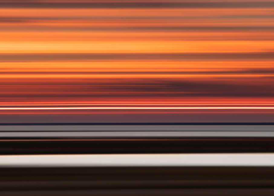 Marshland Sunset Abstract Photography Art | Silver Sun Photography