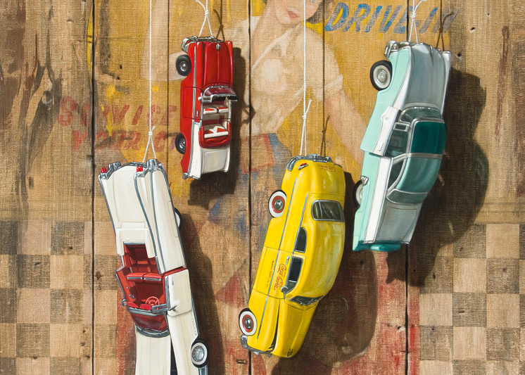 Hanging Out At The Drive In Art | Richard Hall Fine Art