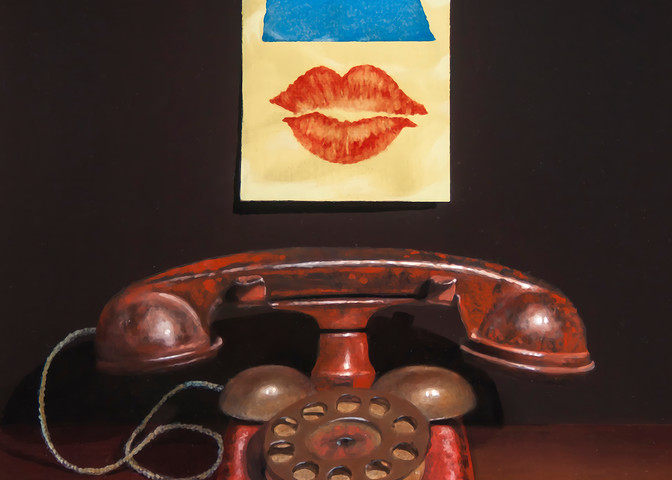 Kiss And Tell Art | Richard Hall Fine Art