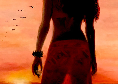 Sunset In Bora Bora Art | Edi Matsumoto Fine Art