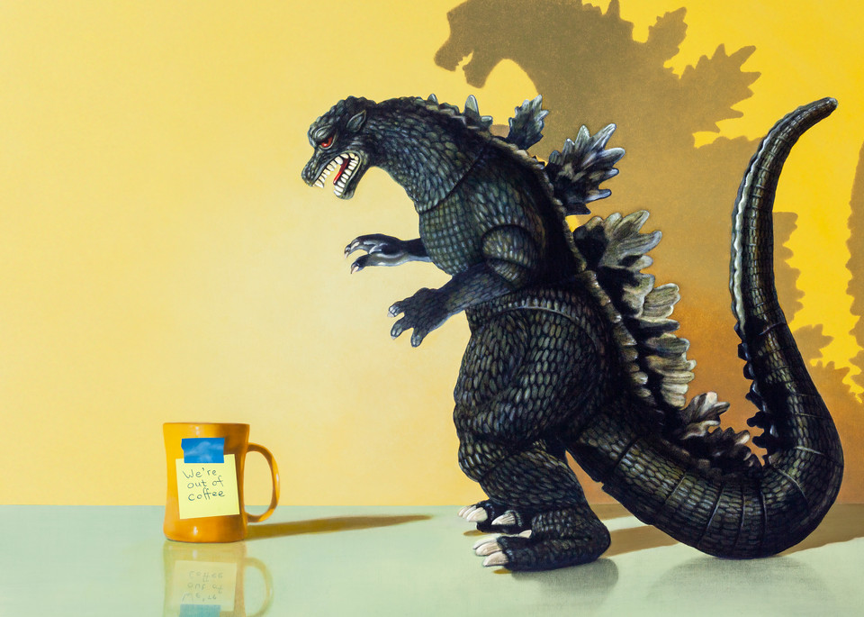 Coffee Monster Art | Richard Hall Fine Art
