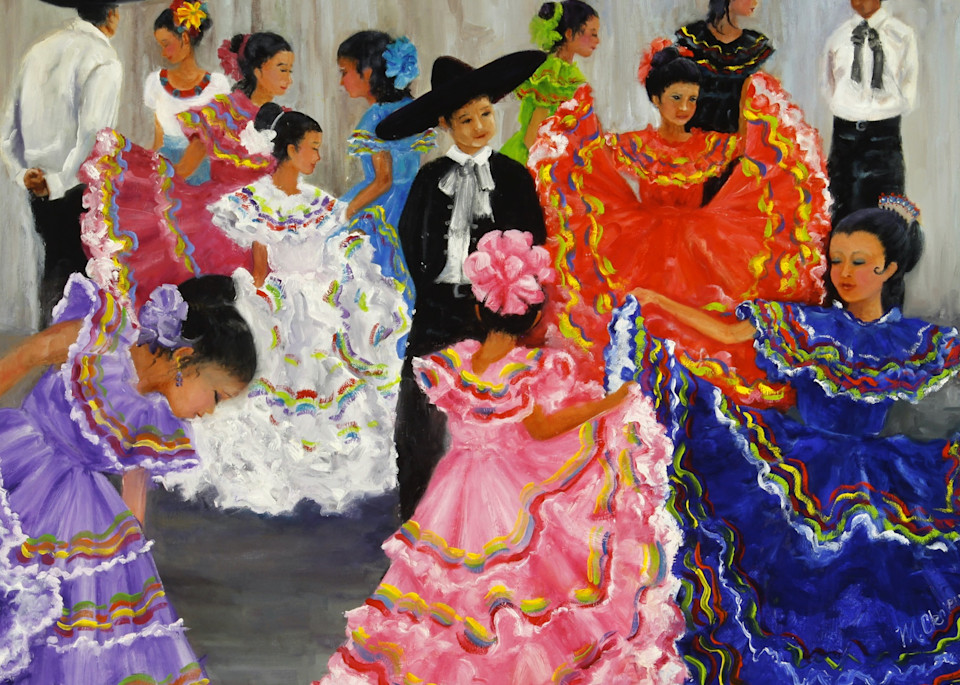 Fiesta Dancers Art | Marsha Clements Art