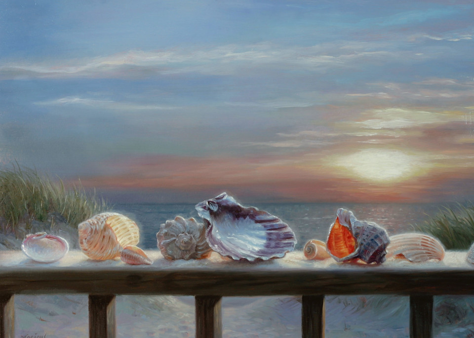 Shells For Grandma Art | Romanova Art