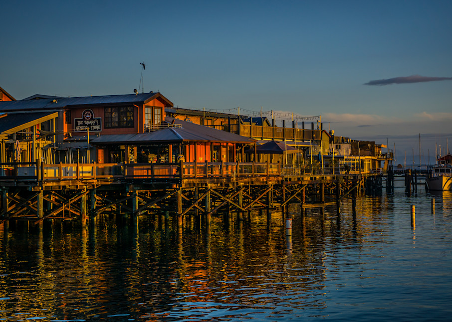 Old Fisherman's Wharf Reflections Photography Art | Brad Wright Photography