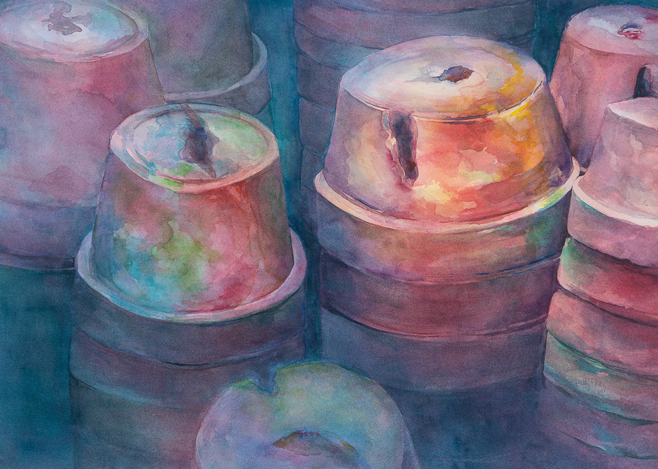 Clay Pots Art | ArtByPattyKane