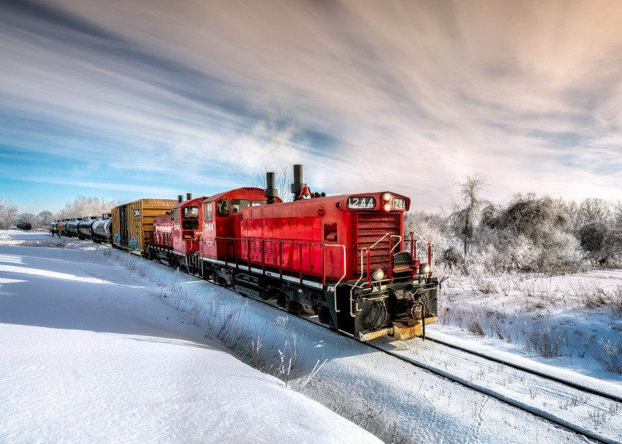 Working The Winter Rails Photography Art | Trevor Pottelberg Photography