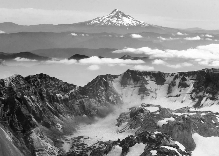 Caldera Mount St Helens Art | Light Pixie Studio